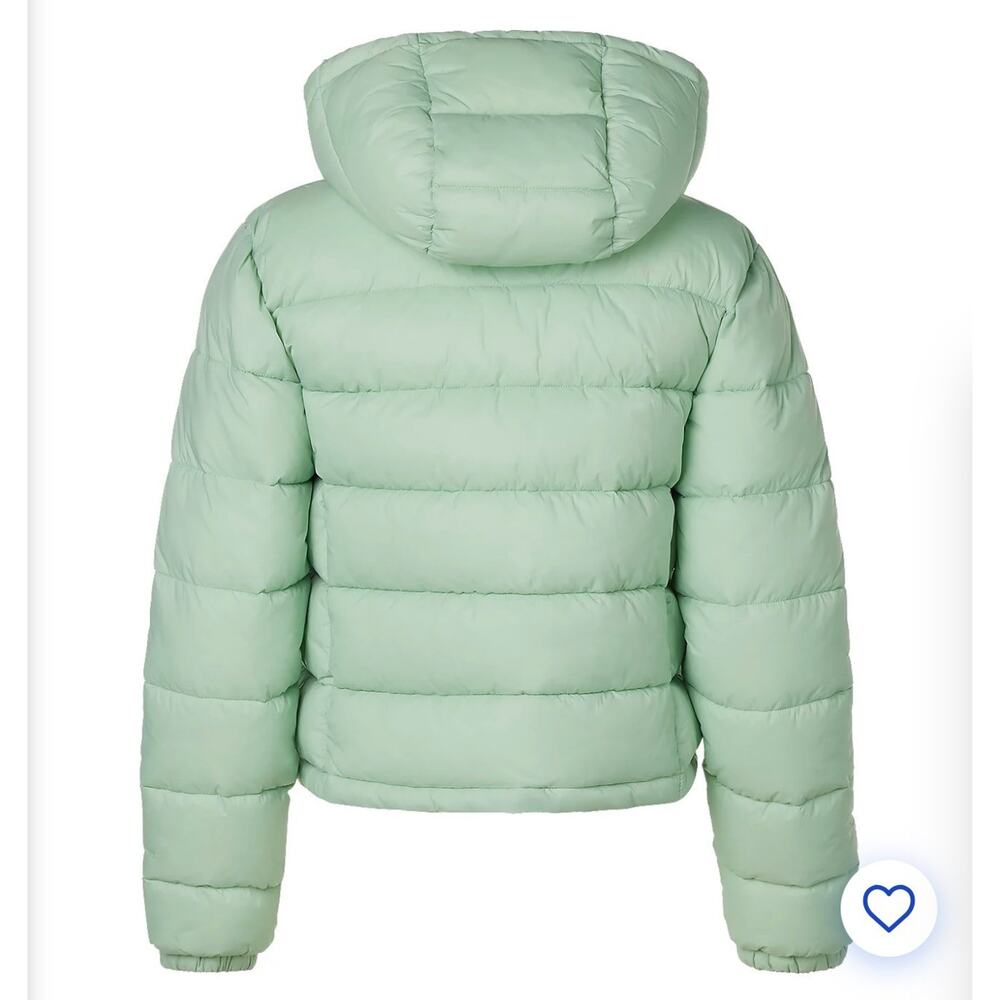 Magellan Outdoors Womens XL Lost Pine Crop Puffer Jacket Jade Green Classic Coat - Picture 10 of 10